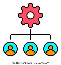 Customer Relation Management Icon, Bussines Icon