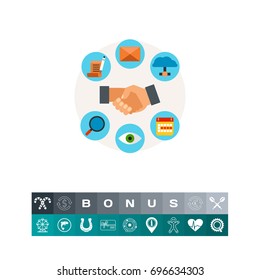 Customer relationship icon