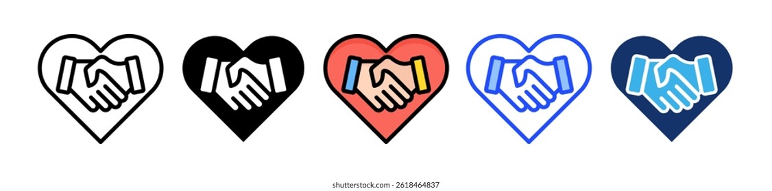 Customer Relationship Icon Collection With Multiple Styles