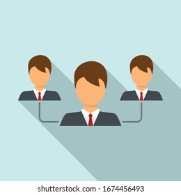 Icono de relación con el cliente. Icono vectorial de relación con el cliente para diseño web