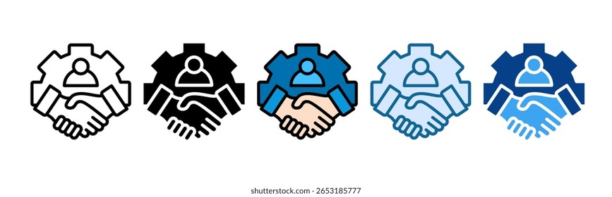 Conjunto de Ícones de Relacionamento com o Cliente - Coleção de Vários Estilos