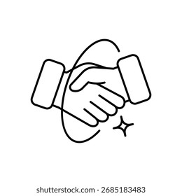 Customer Relationship Management (CRM) Ícone ilustração de estoque de vetor