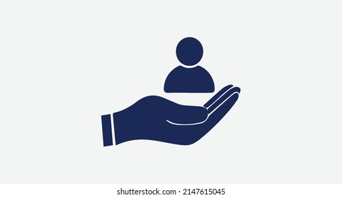 Customer retention, Customer care icon vector. Flat design vector icon of customer care.