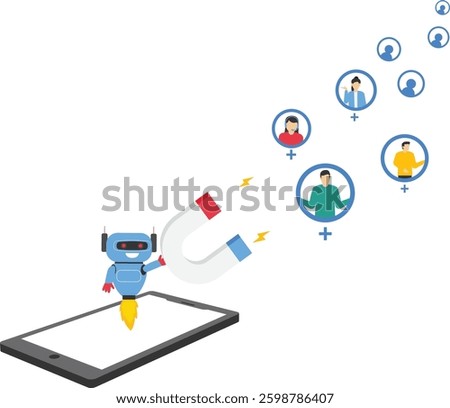 Customer retention concept. Marketing strategy of the company

