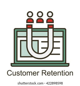 Customer Retention Icon