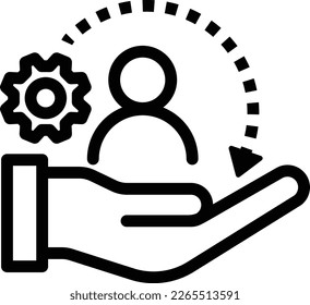  customer retention icon, buyer support vector