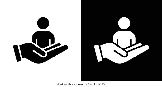 Customer retention icon concept, vector illustration