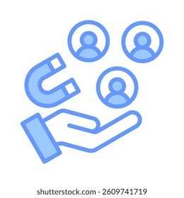 Customer Retention Icon Element for Design