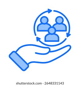 Customer Retention Icon Element For Design