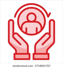 Icon-Element für Kundenbindung für Design