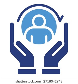 Customer Retention Icon Element For Design