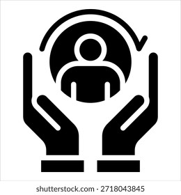 Icon-Element für Kundenbindung für Design