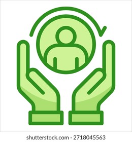 Icon-Element für Kundenbindung für Design