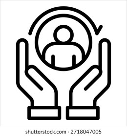 Icon-Element für Kundenbindung für Design