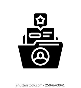 customer retention technical sales engineer glyph icon vector. customer retention technical sales engineer sign. isolated symbol illustration