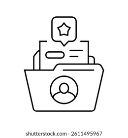 customer retention technical sales engineer line icon vector. customer retention technical sales engineer sign. isolated contour symbol black illustration