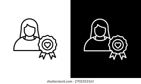 Design des weißen Symbolsatzes für Kundenbindung