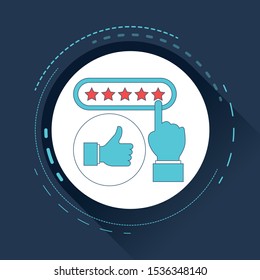 Customer review concept. Usability Evaluation