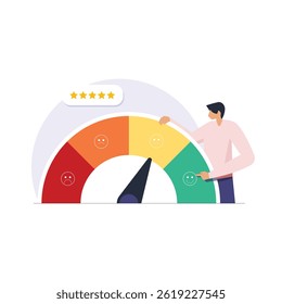 Customer review good rating, Customer Satisfaction Survey, service experience rating, customer feedback online application