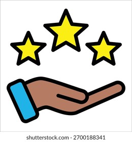 Elemento De Ícone De Revisão Do Cliente Para Projeto