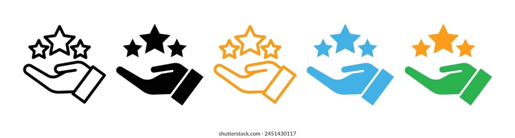 Customer Review Icon for Feedback on Service and User Experience