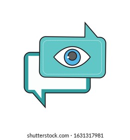 Customer review icon flat design