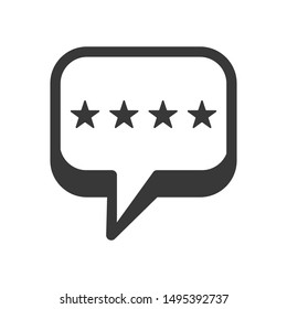 Customer Review Icon, Customer Satisfaction Rating Icon