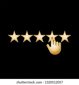 Customer Review Icon. Satisfied Service Illustration As A Simple Vector Sign & Trendy Symbol for Design and Online Websites, Presentation or Mobile Application. Flat & Trendy Logo Template.