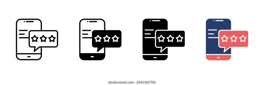 Customer Review icon sheet multiple style collection
