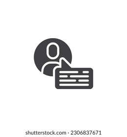 Customer review icon symbolizing user feedback. Implement this customer review icon to encourage customer interaction and transparency on your ecommerce site.