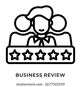 Cliente Review Icon – Comentarios del usuario y evaluación de calificación de estrellas