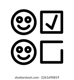 Icono de revisión de cliente Ilustración de diseño de vectores