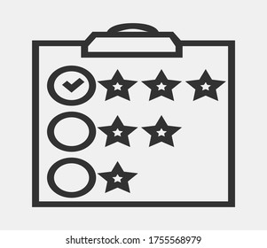 
Customer Review icon for web and app