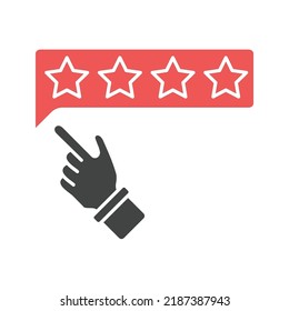 Customer Review Icons  Symbol Vector Elements For Infographic Web