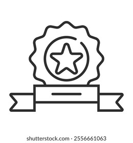 Customer review outline icon, editable vector illustration and transparent graphic element. Isolated on white background