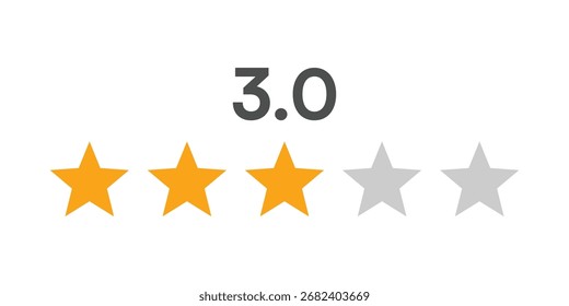 Vetor do ícone de comentários sobre qualidade e revisão do cliente. Símbolo de Classificação Cinco Estrelas, ícone Estrela