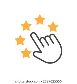Customer review rating with 5 stars. 