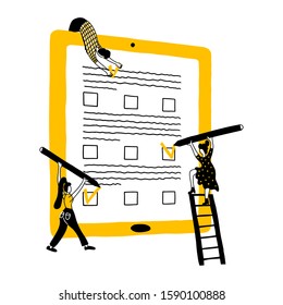 Customer review rating. People give feedback and rating. 