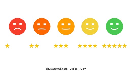 Concepto de Encuesta de Comentarios de satisfacción de la revisión del Cliente. Concepto de satisfacción del Cliente