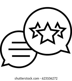 Customer Review Vector Icon