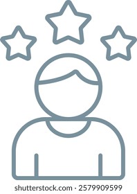 Customer Review vector icon. Can be used for printing, mobile and web applications.