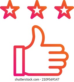 Customer Review Vector Icon Design Illustration