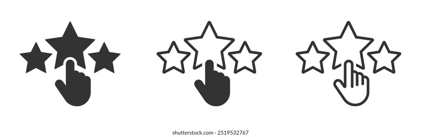 Customer review vector illustration designs. Feedback vector icon