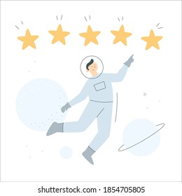 Customer Reviews, Feedback. Business concept vector illustration.