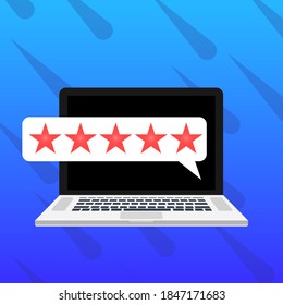 Customer reviews. Feedback. User rating. Feedback rating system concept. Vector EPS10
