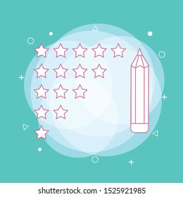 Customer Reviews Icon. Flat Design. Business Concept. Concept of line icon