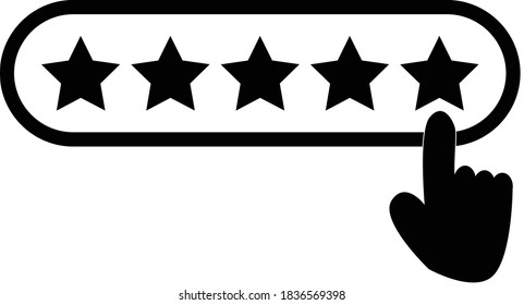 customer reviews icon on white background. rating sign. user feedback concept. star rating symbol. 