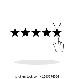Customer reviews icon in trendy flat style. User feedback symbol for your web site design, logo, app, UI Vector EPS 10. 
