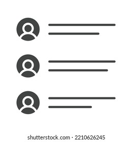 Customer Reviews icon vector image. Can also be used for Search Engine Optimization. Suitable for mobile apps, web apps and print media.