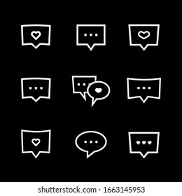 Customer reviews vector icon set. Feedback and user experience of clients